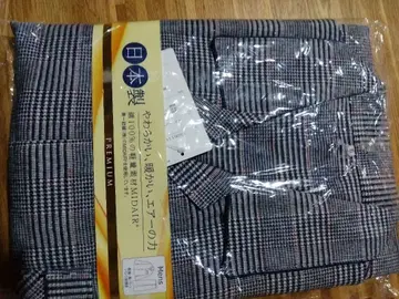 MIDAIR 남성용 룸웨어 체크 무늬 일본제