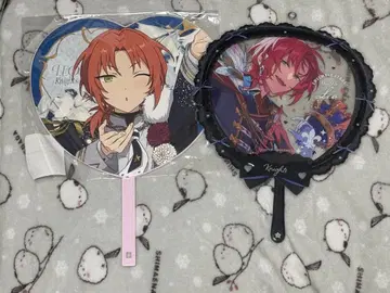 앙스타 츠키나가 레오 부채 세트