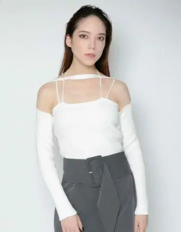 MELTTHELADY 멜트더레이디 open rib knit tops