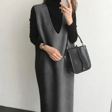 오버롤 스커트 Doux Belle (두 벨)