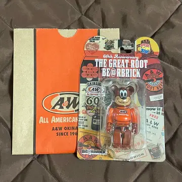 A&W 60주년 기념 루티 콜라보 베어브릭 엔더 오키나와 한정판