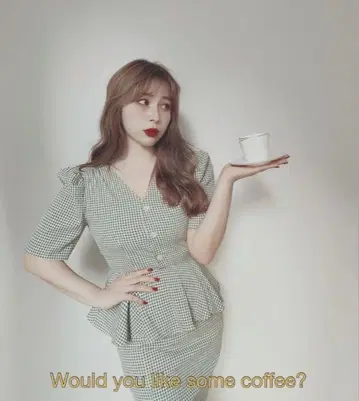 Pui 페플럼 원피스