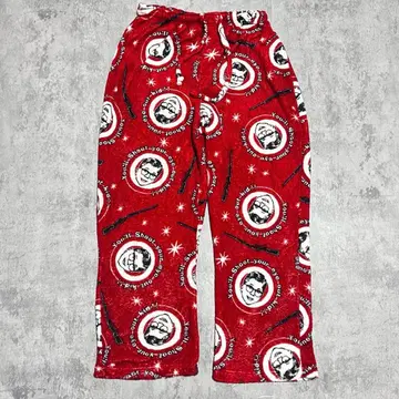 US 구제 의류 크리스마스 스토리 파자마 팬츠 플리스 이지 팬츠