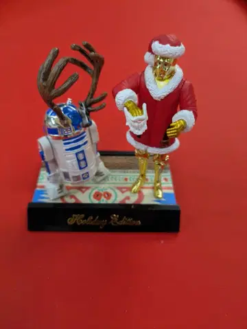 STAR WARS 홀리데이 에디션 R2-D2 C-3PO 피규어
