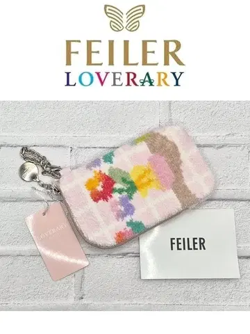 LOVERARY BY FEILER 컬러풀 코피온 키 & 카드 파우치