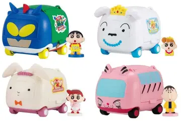 짱구는 못말려(크레용 신짱) 변신 자동차 캡슐 토이 4개 세트