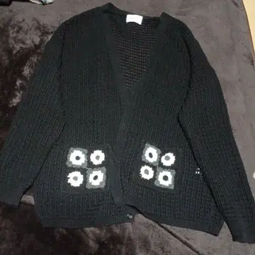 CALIFORNIA RANCH HOUSE 블랙 가디건 L