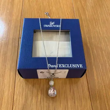 눈물형 크리스탈 펜던트 목걸이