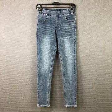 BEARDSLEY 데님 레깅스 (끈 포함) 0 미드나잇 블루