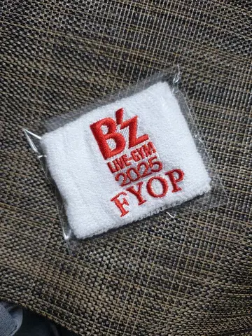 B'z LIVE-GYM 2025 FYOP 리스트 밴드 화이트 가챠가챠