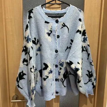 LUPILIEN 꽃무늬 가디건 F 사이즈