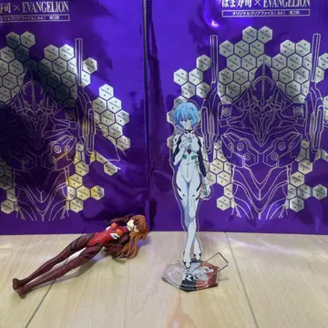에반게리온 아야나미 레이 아크릴 스탠드 하마즈시 콜라보 클리어 파일 등