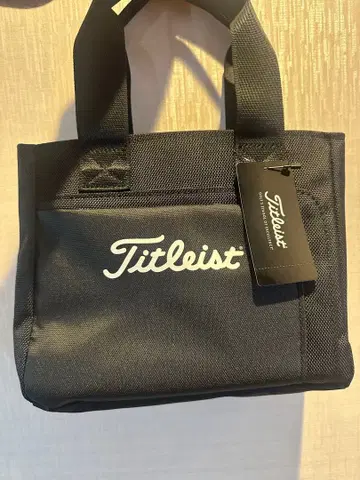 새상품 Titleist 나일론 토트백 블랙 골프