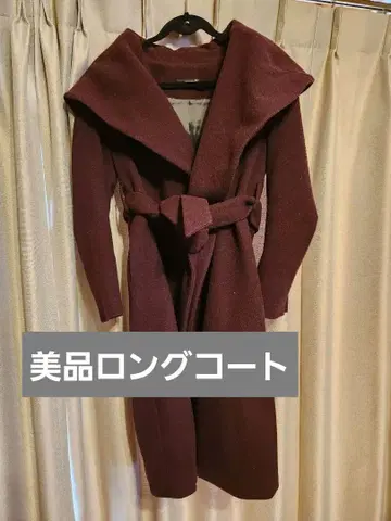 새상품급 롱 코트 울 코트