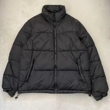 자라 패딩 자켓 하이넥 블랙 XL 사이즈