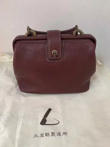 츠치야 가방 톤 오일 누메 핸드백 숄더끈 없음