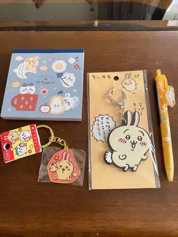 치이카와 (먼작귀) 토끼 키링 볼펜 세트