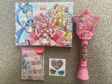 딜리셔스 파티 프리큐어 레터 세트 2종류 멜로디 지팡이 핑크