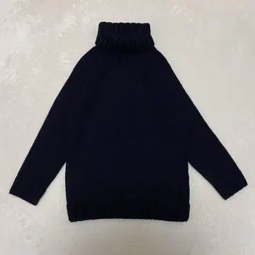 IENA 이에나 터틀넥 니트 스웨터 미들 게이지 블랙