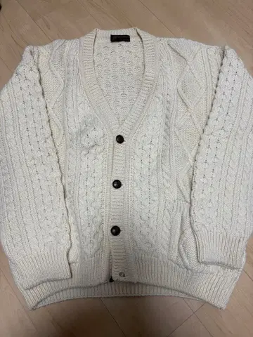 MADE IN IRELAND 케이블 가디건