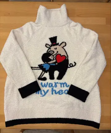 알베로베로 오레보레 브라 used 포근포근 복슬복슬 플리스 상의 화이트