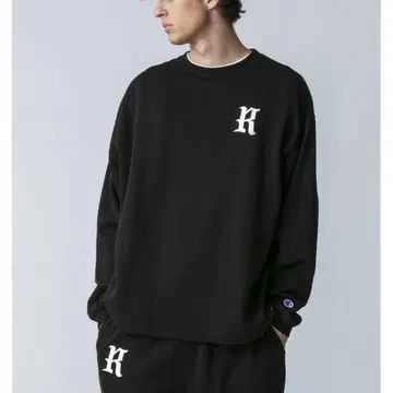 RHC x champion R 로고 맨투맨 XL 사이즈