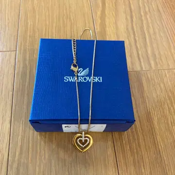 하트형 스톤 장식 목걸이