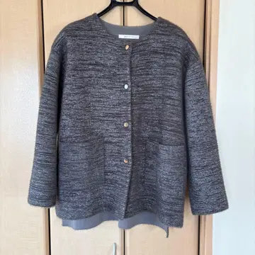 Jena 노카라 자켓 그레이