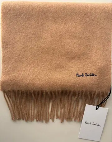 Paul Smith 베이지 머플러 100% 램스울