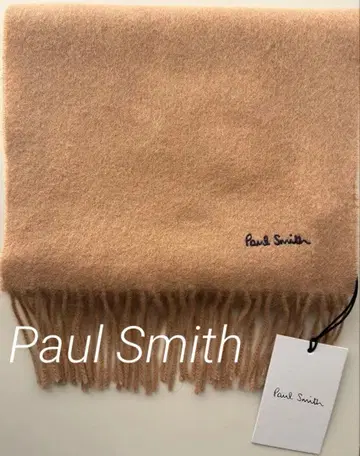 Paul Smith 베이지 머플러 100% 램스울