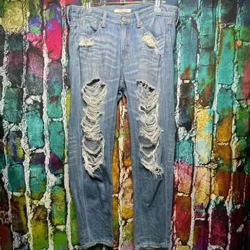 AZUL basic 아즐 베이직 데미지 데님 팬츠 size M