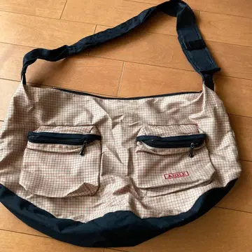 AIGLE 체크 무늬 보스턴 백