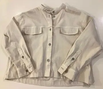 nano universe 아이보리 자켓풍 셔츠