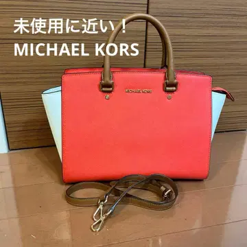 [ 새상품급 ] 마이클코어스 빨간색 2WAY 핸드백 숄더 스트랩