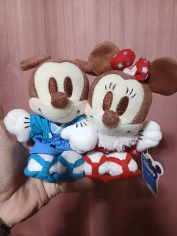 미키 미니 하카마 기모노 봉제 인형 설날 디즈니 [ 창고D ]