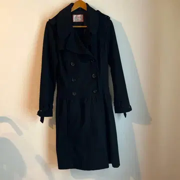 MICHEL KLEIN 블랙 롱 코트