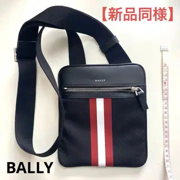 BALLY 숄더백 블랙 레드 화이트 발리