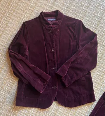 버건디 코듀로이 셋업