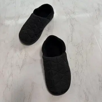 퀼팅 보아 신발 모크 슈즈 슬립온 블랙 M 23 상당