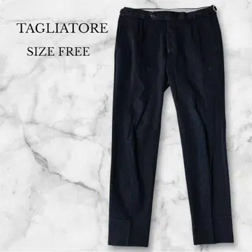 딸리아또레 슬랙스 테이퍼드 팬츠 센터 프레스 오피스 캐주얼