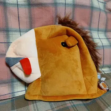 말 봉제 인형 마스크