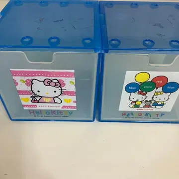 헬로키티 1992 디자인 수납 박스 2개
