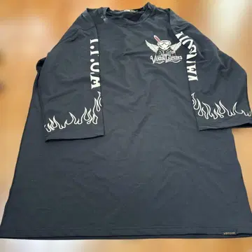 VANSON LEATHERS 블랙 긴팔 티셔츠 XXL