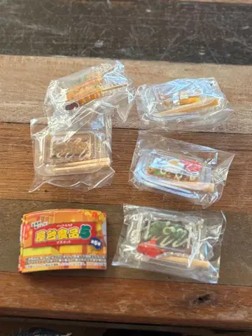 전 5종 팩입! 포장마차 음식 마스코트 5 가챠가챠 컴플리트 세트