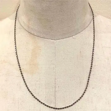SILVER925 OVAL CHAIN NECKLACE / 실버 / 목걸이