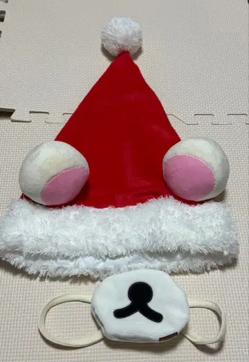 코리락쿠마 산타 모자 귀 포함 액세서리 코스프레
