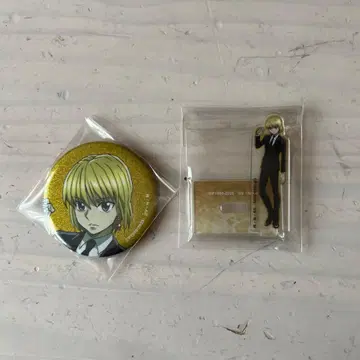 캔뱃지 와 아크릴 스탠드 세트