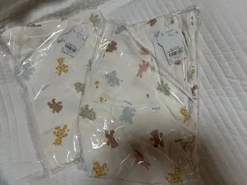 젤라피케 봉제 인형 패턴 원피스와 롱 팬츠 ( OWHT-F )