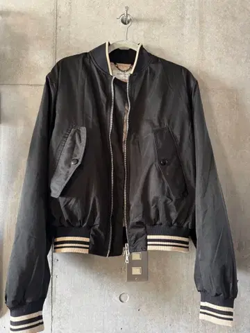 DRIES VAN NOTEN MA-1 자켓 L 블랙