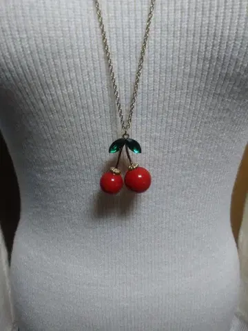 체리형 펜던트 목걸이
